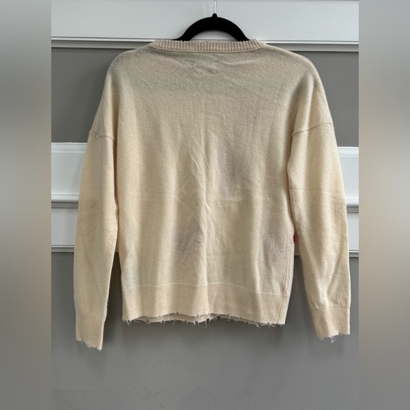 NWOT Zadig and Voltaire Gaby Heart Sweater - Picture 4 of 5